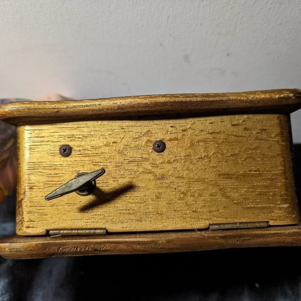 Vtg 60's Jewelry Box Dr Zhivago Laura's Theme Mele The Lute Player
